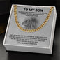To My Son | I Will Always Love You - Cuban Link Chain