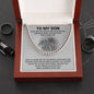 To My Son | I Will Always Love You - Cuban Link Chain
